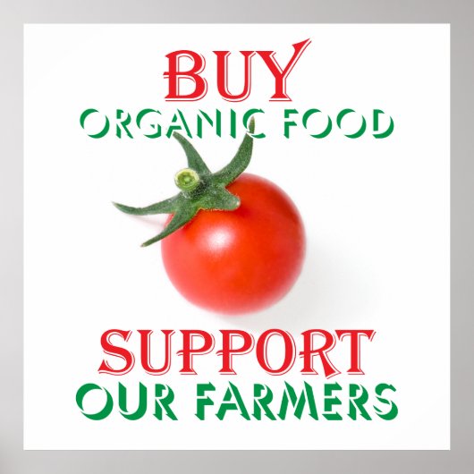 買オーガニック食 ポスター (正面)