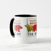 買ディップ、取引、貿易、共有 マグカップ (正面左)