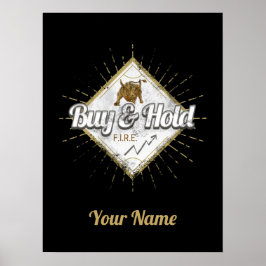 買トレーダーの上昇投買資株主 ポスター