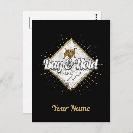 買トレーダーの上昇投買資株主 ポストカード (正面/裏面)