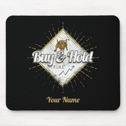 買トレーダーの上昇投買資株主 マウスパッド (正面)