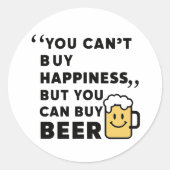 買ビエ買ル幸せ!! ラウンドシール (正面)