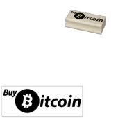 買ビットコイン木材アートスタンプ ラバースタンプ (押印)