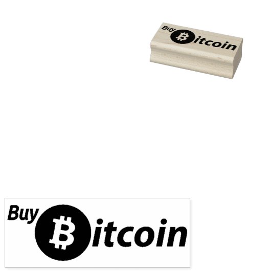 買ビットコイン木材アートスタンプ ラバースタンプ (押印)