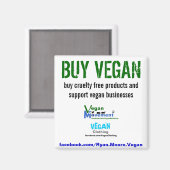 買ビーガン マグネット (正面/裏面)