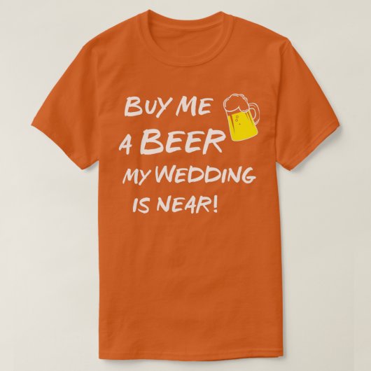 買ビール3 Tシャツ (デザイン正面)