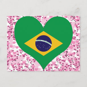 買ブラジル国旗 ポストカード