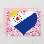 買ボネア国旗 ポストカード (正面/裏面)