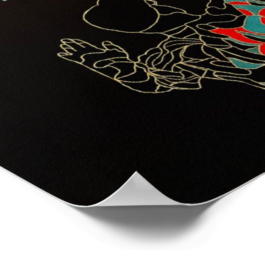 買人救の熱狂するポスター ポスター (角)