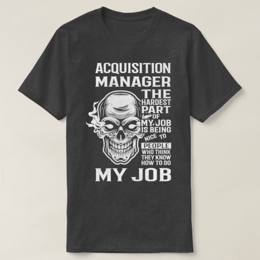 買収管理者 Tシャツ (デザイン正面)
