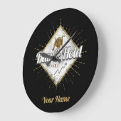 買売り場のトレーダー買が、下り投資家を押し上げる ラージ壁時計 (傾斜)