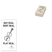 買実在Violinミュージカル楽器テック ラバースタンプ (押印)