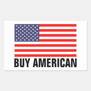 買州付きアメリカ統一されたのシール 長方形シール