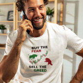 買恐怖心を売る Tシャツ