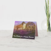 買戻しの過ぎ越しの祝いカードの夜明け カード (正面)