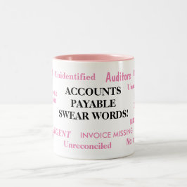 買掛金の言葉レディースペット ツートーンマグカップ