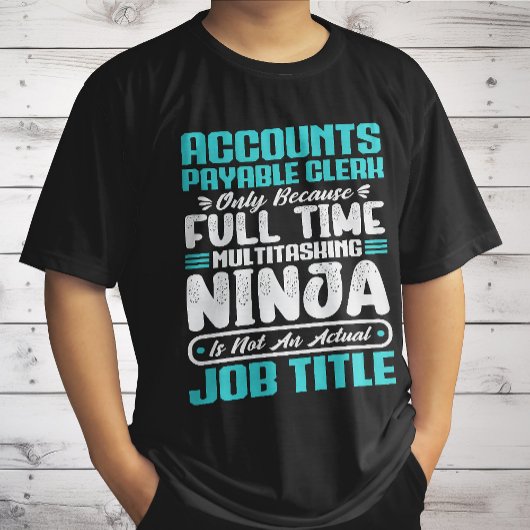 買掛金担当職種スキル Tシャツ