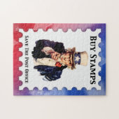 買救社に切手を貼る ジグソーパズル (横)