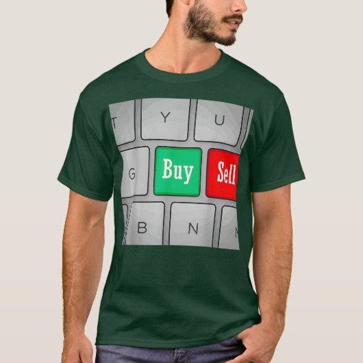 買株式市おもしろい場取引贈答品 Tシャツ (正面)