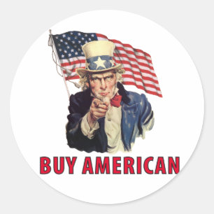 買物のアメリカ人 ラウンドシール