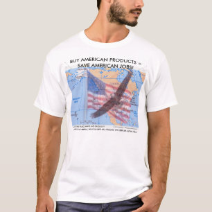 買物のアメリカ人! Tシャツ