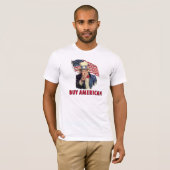 買物のアメリカ人 Tシャツ (正面フル)