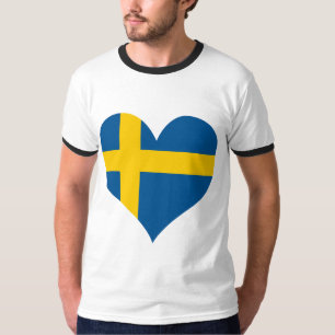 買物のスウェーデンの旗 Tシャツ