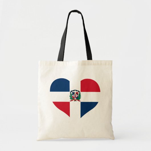 買物のドミニカ共和国の旗 トートバッグ (正面)