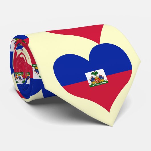 買物のハイチの旗 ネクタイ (ロール)