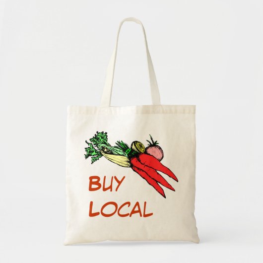 買物のローカルバッグ トートバッグ (正面)