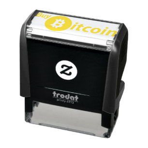買物のbitcoinのスタンプ・インク色 セルフインキングスタンプ