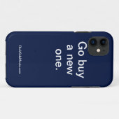 "買物は新しいもの"のおもしろいで豊富な子供の発言行きます Case-Mate iPhoneケース (裏面(横))