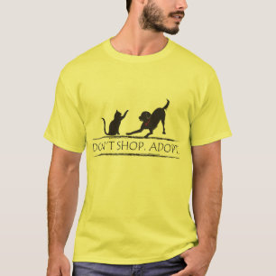 買物をしないで下さい-採用して下さい! Tシャツ