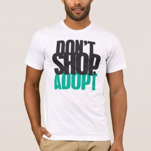 買物をしないで下さい、採用しないで下さい Tシャツ