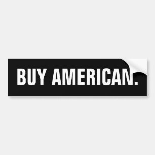 "買物アメリカの"のバンパーステッカー(unbranded) バンパーステッカー