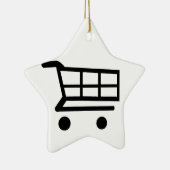 買物車 セラミックオーナメント (右)