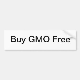 買物GMOは放します バンパーステッカー