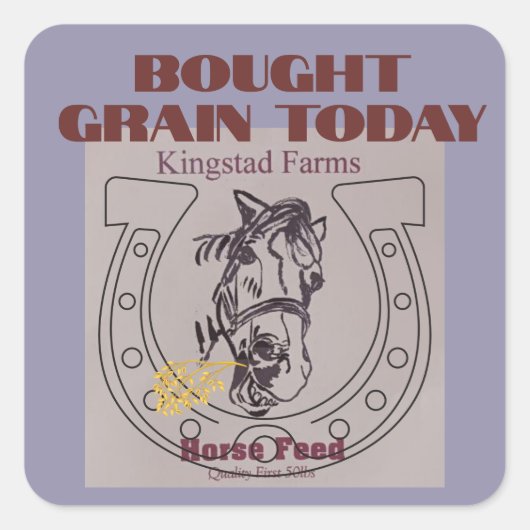 買穀物 スクエアシール (正面)