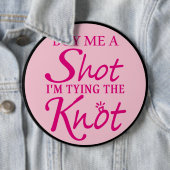 買結びボタンを掛け結婚る 缶バッジ (インサイチュ)