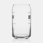 買花嫁はQRコードを感謝してい招待 ガラス缶 (右)