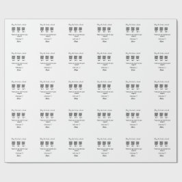 買花嫁はQRコードを感謝してい招待 ラッピングペーパー