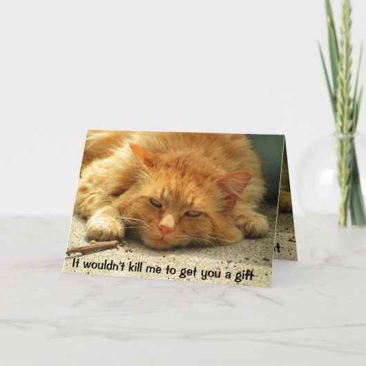 買贈り物？リスクを負う理由 カード (正面)