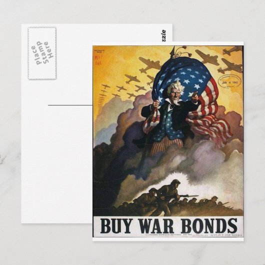 買軍債！ ポストカード (正面/裏面)