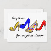 買靴 ポストカード (正面/裏面)