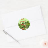 買食べオーガニックGrow stickers ラウンドシール (封筒)