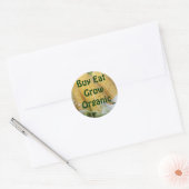 買食べオーガニックGrow stickers ラウンドシール (封筒)