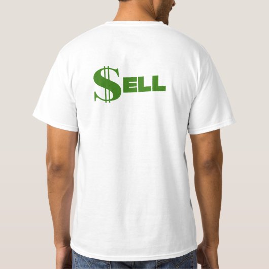 買 BitShirt - Coin T - Front Y - Back $ Tシャツ (裏面)