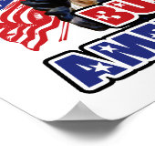 買American (中国製) -おもしろい Joke ポスター (角)