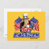 買American (中国製) -おもしろい Joke ポストカード (正面/裏面)