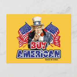 買American (中国製) -おもしろい Joke ポストカード